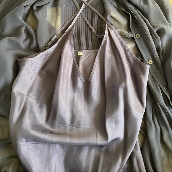 RW&CO Sheer Button-Up Dress - Picture 5 of 9